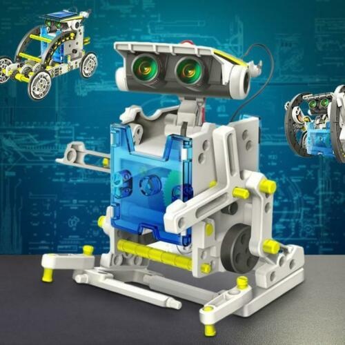 Johnco 14 in 1 Educational Solar Powered Robot Kit STEM Toy FS615