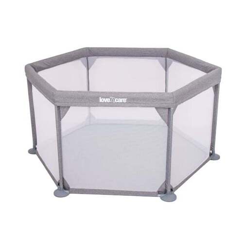 Love n Care Play Yard Grey Playpen