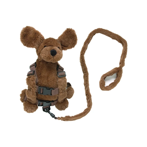 Playette 2 in 1 Harness Buddy Fluffy Dog 1353861