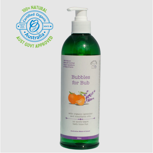 Cherub Rubs Bubbles for Bubs With Lavender and Mandarin Oils