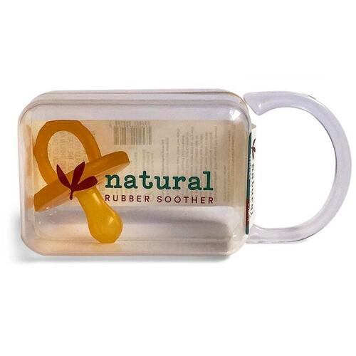 Natural Rubber Soother - Round - Single Pack Small 0-3 mths