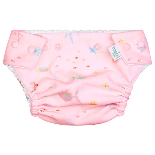 Toshi Baby Swim Nappy Classic [Colour: Coral] [Size: 1-2]