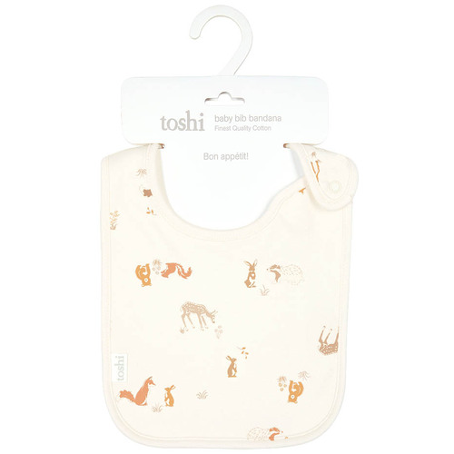 Toshi Baby Bib Classic [Colour: Enchanted Forest Feather]