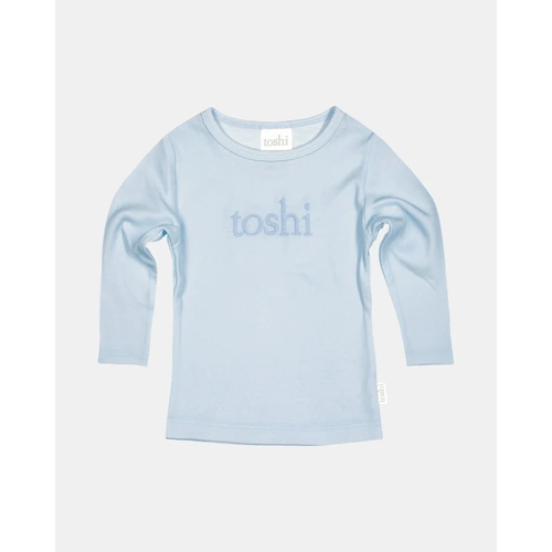 Toshi Dreamtime Organic Tee Long Sleeve Logo [Colour: Dusk] [Size: 3-6 Months (00)]