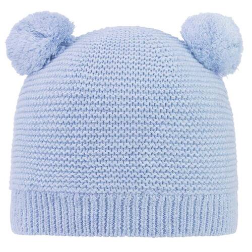 Toshi Organic Beanie Snowy [Colour: Bluebird] [Size : XS NB to 8mths (43cm)] **