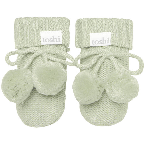 Toshi Organic Booties Marley Mist (Size 000)