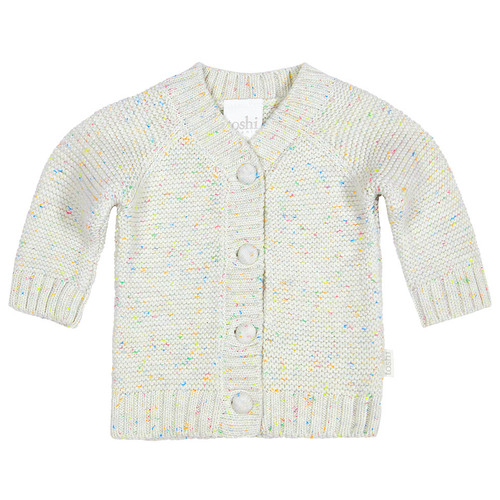 Toshi Organic Cardigan [Colour: Snowflake] [Size : 6-12 Months (0)] [Style: Andy]