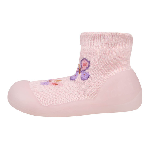 Toshi Hybrid Walking Socks [Colour: Butterfly Bliss] [Size: AU 5 (18-24 Months)]