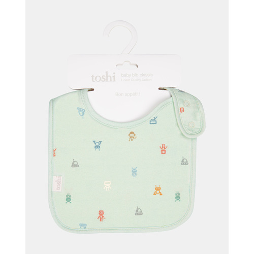 Toshi Baby Bib Classic [Colour: Cyborg Thyme] **