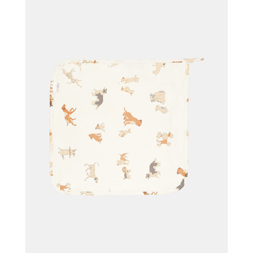 Toshi Muslin Washcloth 2pk - Puppy Love