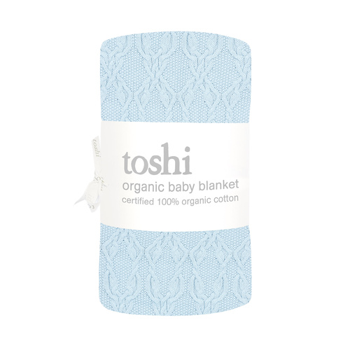 Toshi Organic Blanket Bowie Bluebird