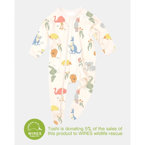 Toshi Onesie Long Sleeve Classic Outback Size: 0-3 Months (000) Style: Outback