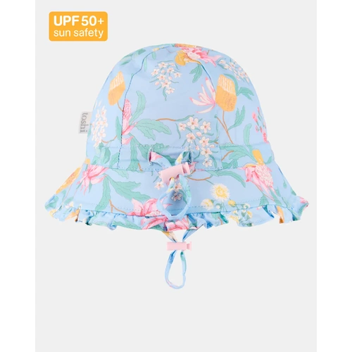 Toshi Bell Hat Matilda [Colour: Waratah Sky] [Size: XS NB to 8mths (38-46cm)] **