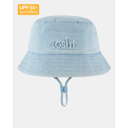 Toshi Bucket Hat Billy Denim S 8mths to 2yrs (46-51cm)