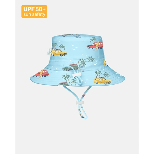 Toshi Swim Sunhat Paradise [Colour: Swell Seekers Sky] [Size: XS NB to 8mths (43cm)]