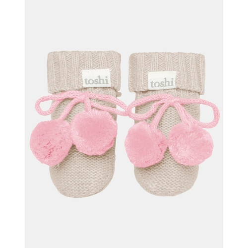 Toshi Organic Booties Bobby Oatmeal (Size 000)