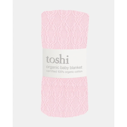 Toshi Organic Blanket Bowie Misty Rose