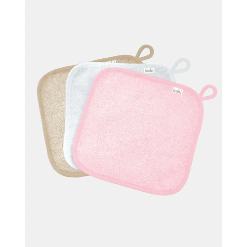 Toshi Washcloth Yummy 3pcs - Sweetheart