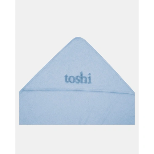 Toshi Hooded Baby Bath Towel Yummy - Bluebell
