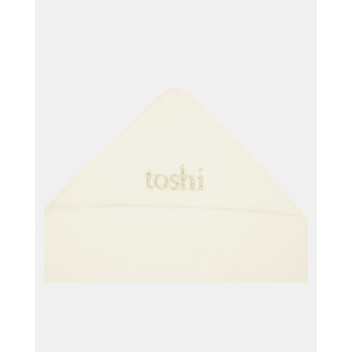 Toshi Hooded Baby Bath Towel Yummy - Cream