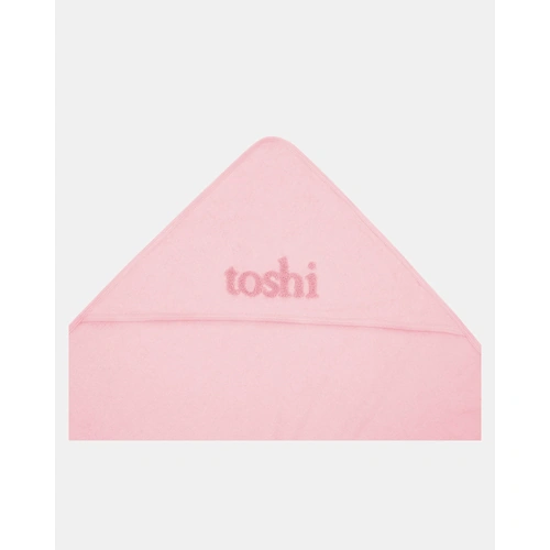Toshi Hooded Baby Bath Towel Yummy - Misty Rose