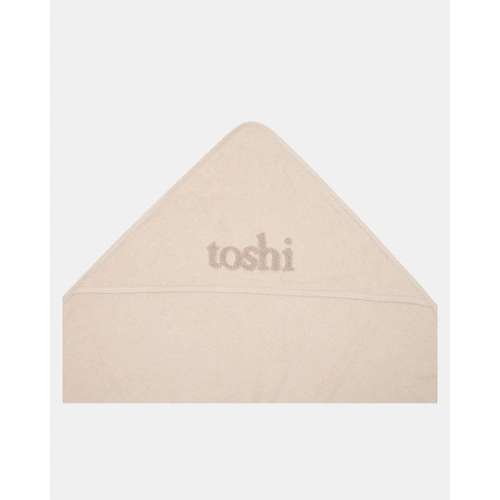 Toshi Hooded Baby Bath Towel Yummy - Oatmeal