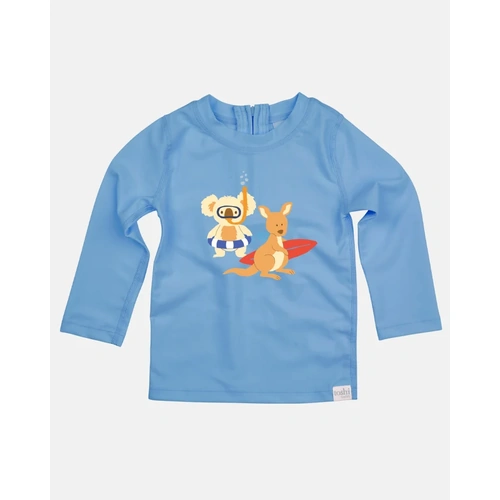 Toshi Swim Rashie Long Sleeve Pirate [Colour: Beach Buddies] [Size: 2 Years]