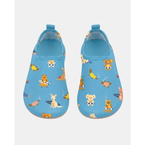 Toshi Swim Water Shoes Pirate [Colour: Beach Buddies] [Size: 4 (11.5cm)]