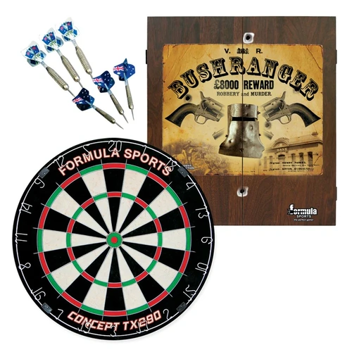Formula Sports Dartboard Cabinet Set 'Bushranger'  605400