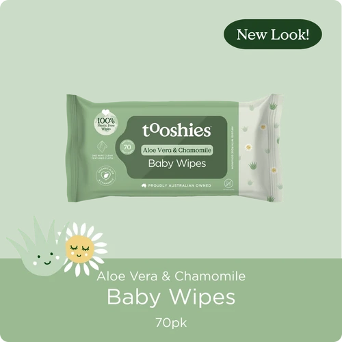 Tooshies Aloe Vera & Chamomile Baby Wipes 1080927