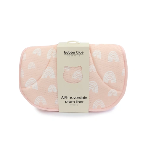 Bubba Blue Nordic AIR+ Reversible Pram Liner - Berry/Rose **