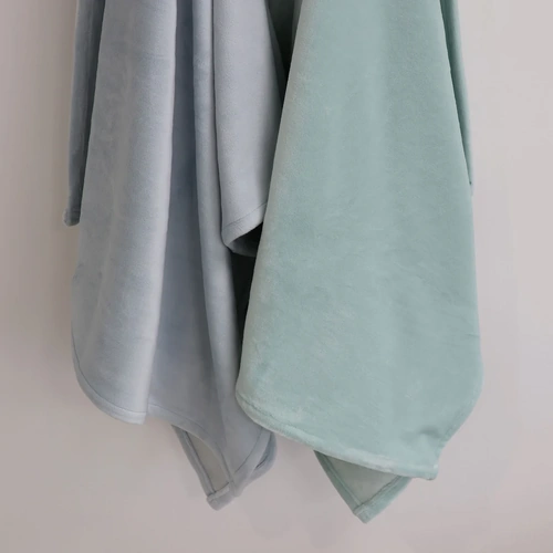 Bubba Blue 2pk Velour Cuddle Blankets Sky/Mint 17475