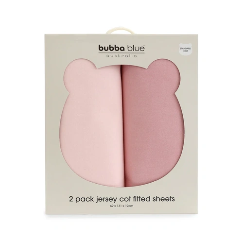 Bubba Blue Bubba Sundae 2pk Jersey Cot Fitted Sheets - Cupcake 19127