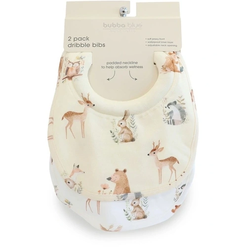 Bubba Blue 2pk Dribble Bibs - Enchanted 20598