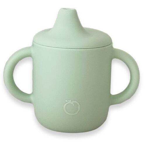 Plum Silicone Sippy Cup Olive 6m+