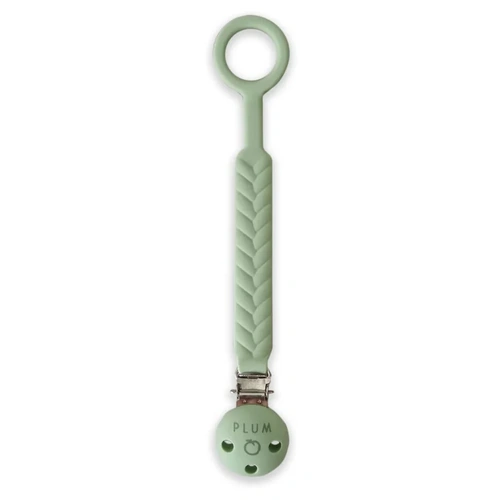 Plum Silicone Soother Connector Olive