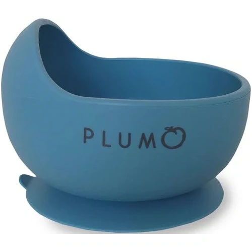 Plum Silicone Duck Egg Suction Bowl Teal 6m+