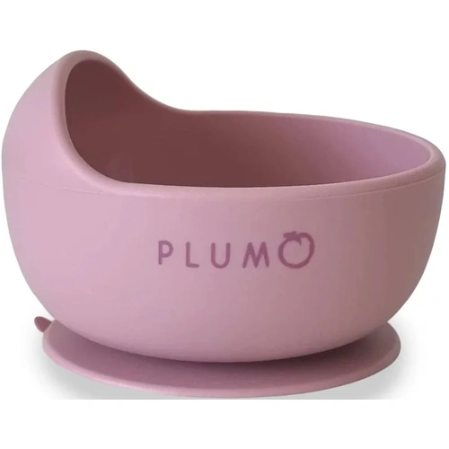 Plum Silicone Duck Egg Suction Bowl Dusty Berry 6m+
