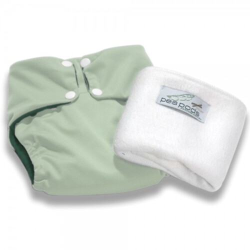 Pea Pods Reusable Nappy ONE Size Pastel Green OSPG**