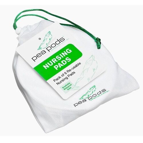 Pea Pods Reusable Bamboo Nursing Pads 6 Pack NP