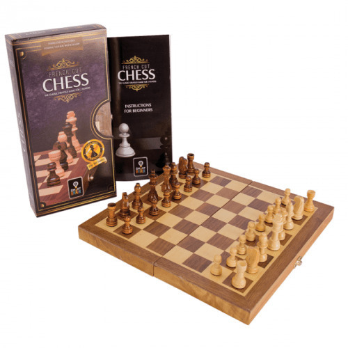 Smart Brain French Cut Folding Wooden 40cm Chess Game SB-1123