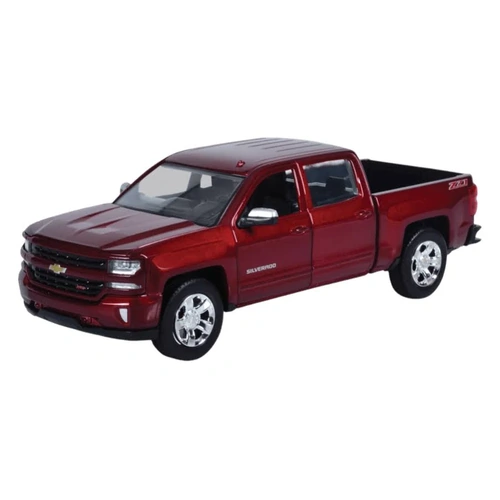 Motor Max Timeless Legends 2017 Chevy Silverado 1500LT Z71 Crew Cab 1:24 Scale MOT79348-RED