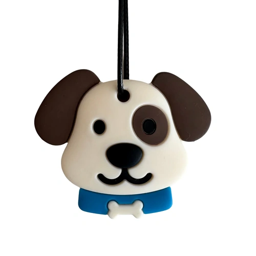 Jellystone Designs Silicone Puppy Chew Pendant - Blue PPB