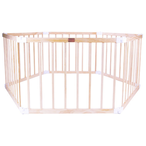 Tikk Tokk Little Boss Wooden Playpen - Hexagonal, Natural LBpp11N