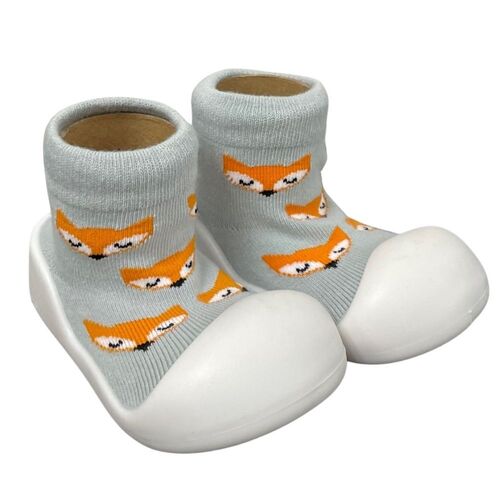 Little Eaton Rubber Soled Sock Fox [Size: 6-12 Months]