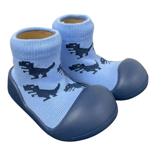 Little Eaton Rubber Soled Sock Dinosaurs [Size: 6-12 Months]