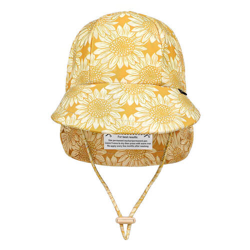 Bedhead Hat Kids Swim Legionnaire Beach Hat [Size: 6-12mths 47cm S] [Colour: Sunflower]