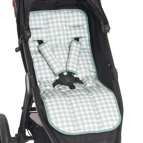 All4Ella Pram Liner Assorted Styles [Style: Gingham Sage]