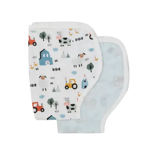 All4Ella Burp Cloth Assorted Designs [Design: Barnyard]