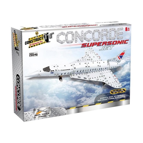 Construct IT DIY Mechanical Kit - Concorde Supersonic Jet 255pcs 06987